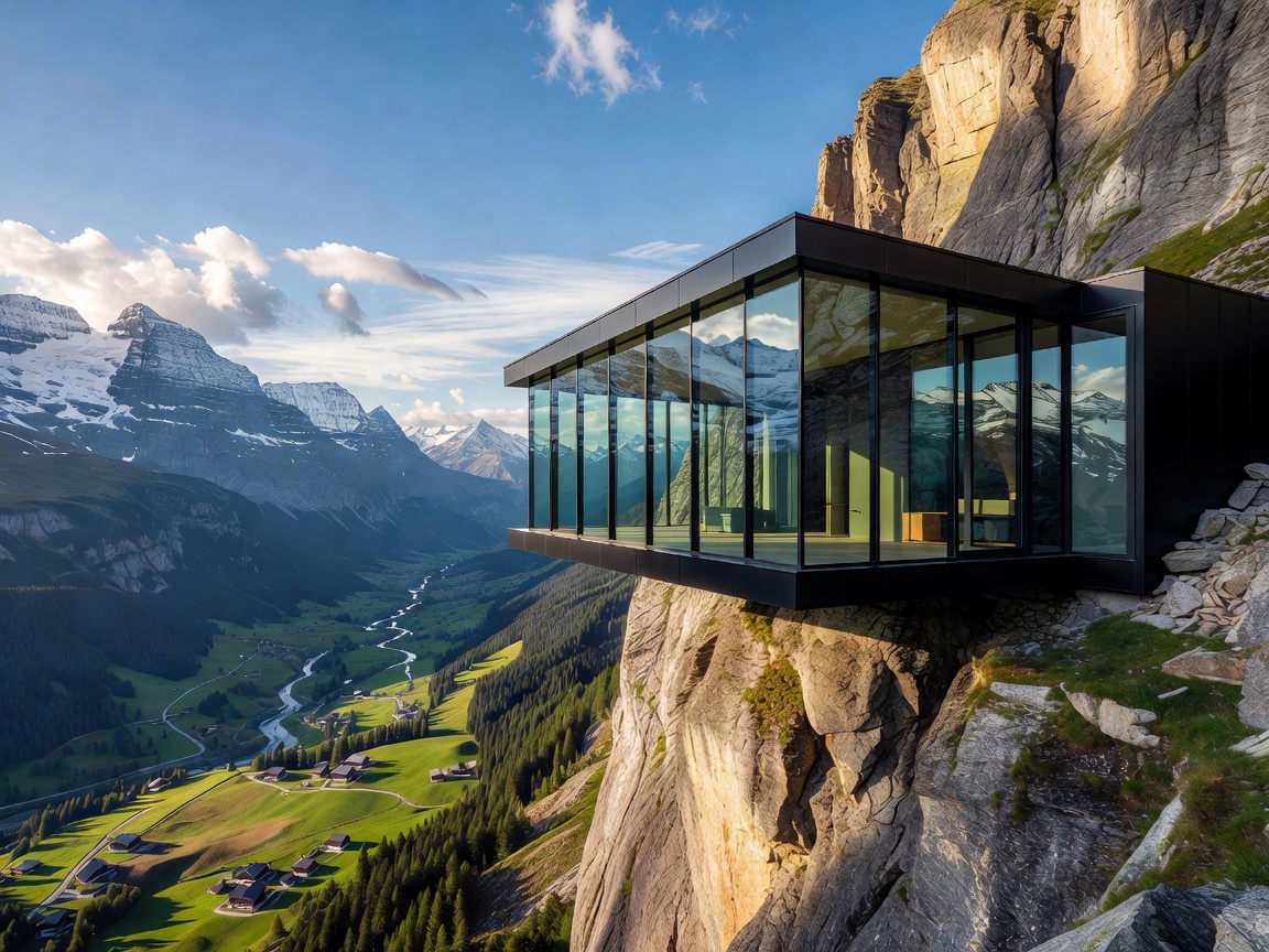 Eiger North Glass Villa in Grindelwald